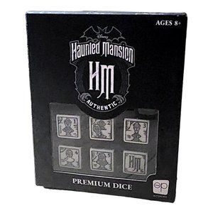 Disney The Haunted Mansion Authentic Premium 6 Dice Set USAopoly NIB Unopened